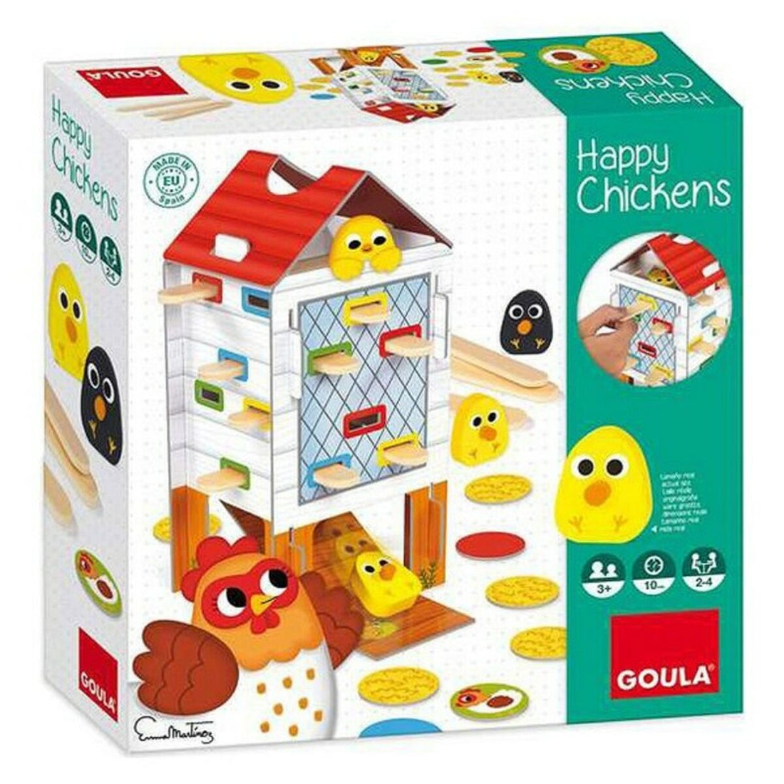 Goula Färdighetsspel För Bebisar Happy Chicken Goula 53170