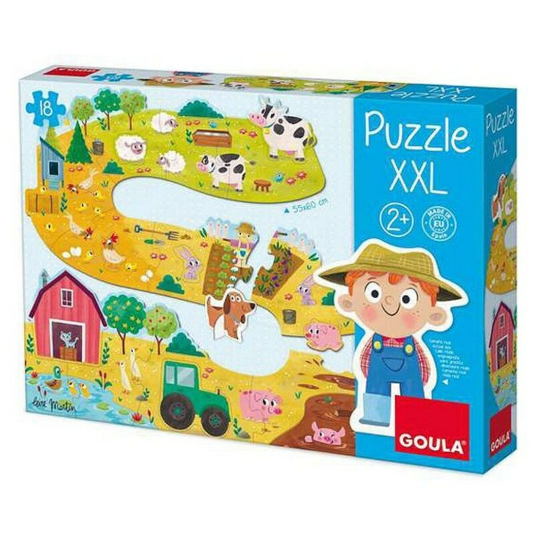 Goula Bebis Bondgård Pussel Xxl Goula 53176 (17 Pcs)