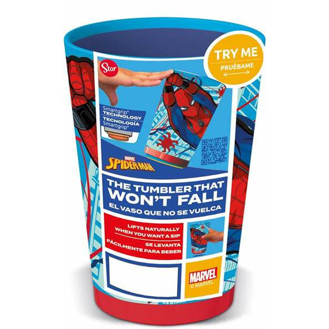 Spider-Man Glas Spider-Man Dimension 470 Ml Plast