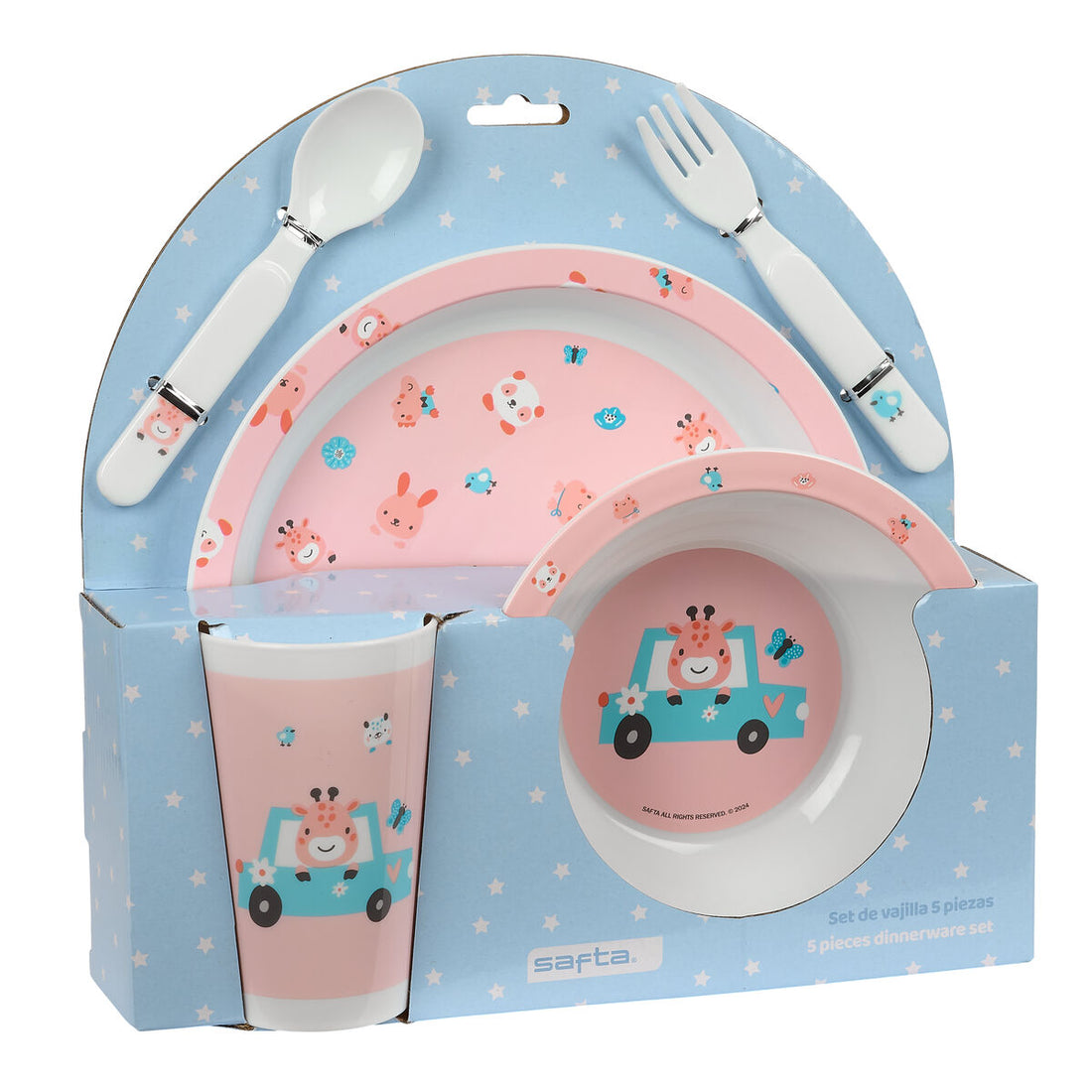 Safta Barnservis Set Safta Jirafa Polyester 26 X 26 X 9 Cm