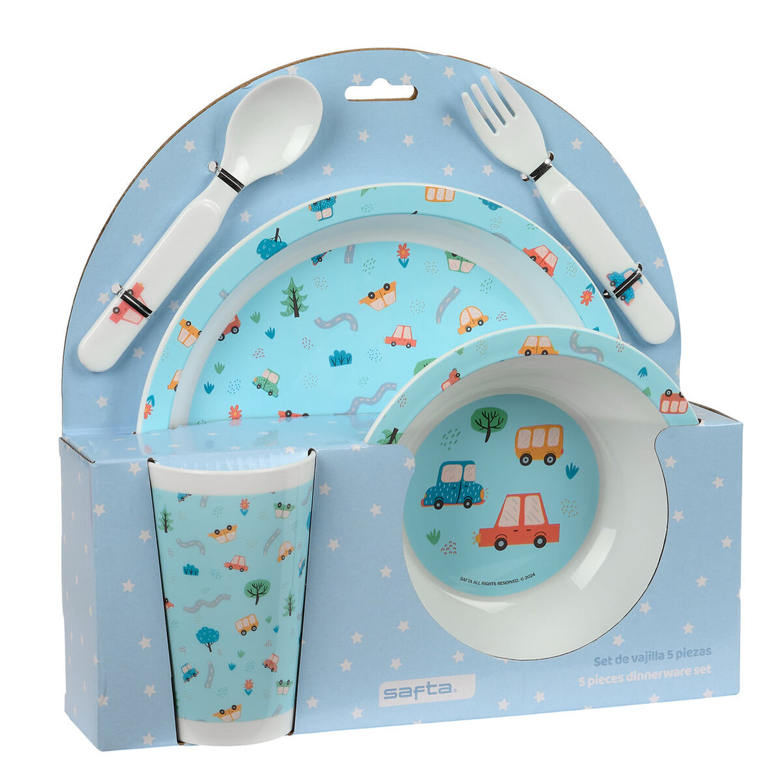 Safta Barnservis Set Safta Coches Polyester 26 X 26 X 9 Cm