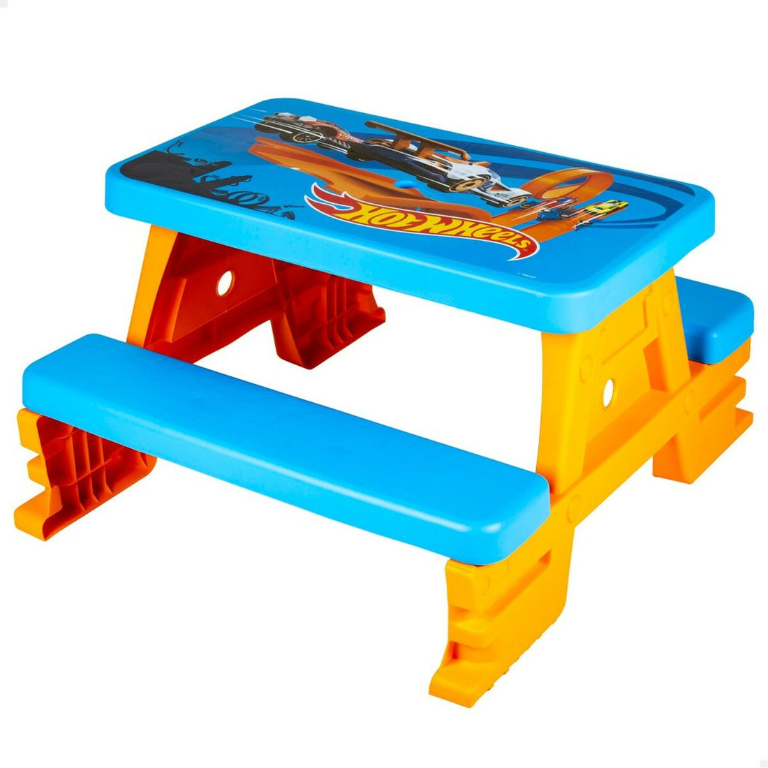 Hot Wheels Barnbord Och Korg Hot Wheels Blå Orange Plast 69 X 42 X 79 Cm