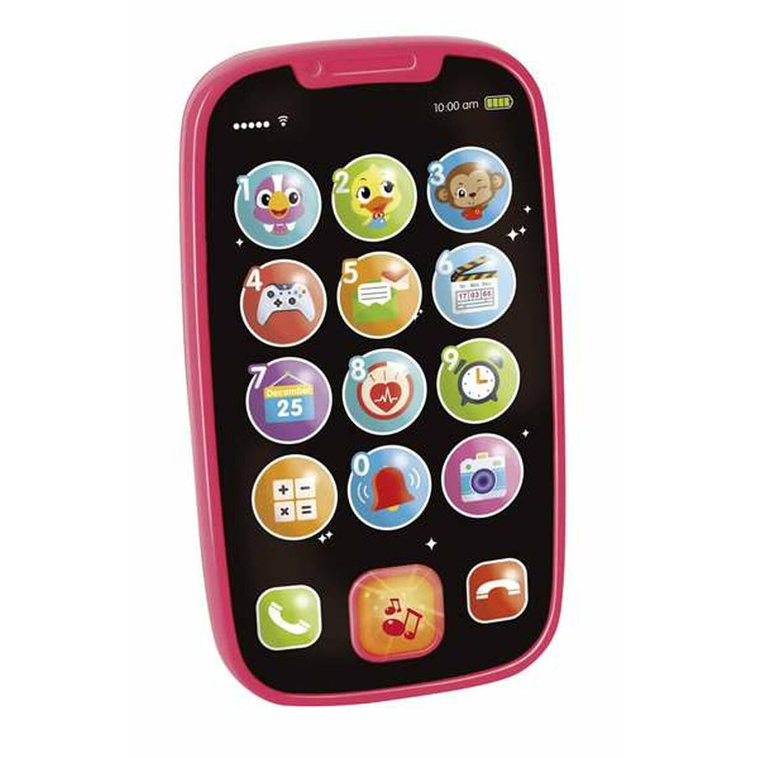 Bigbuy Fun Interaktiv Leksak För Småbarn My Smartphone 14 Cm