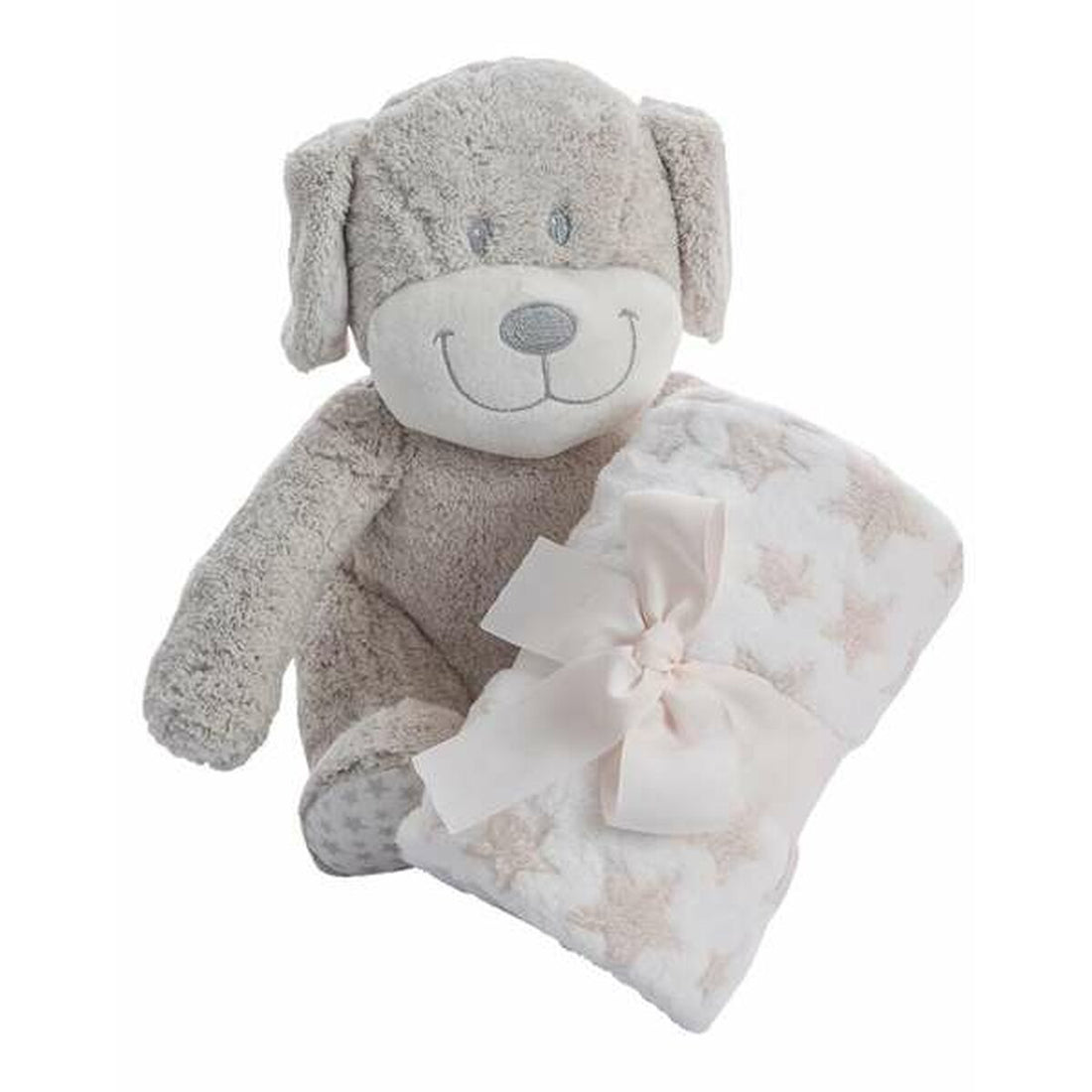 Bigbuy Fun Baby-Kit Coralina Mjukisleksak Filt Hund 100 X 75 Cm