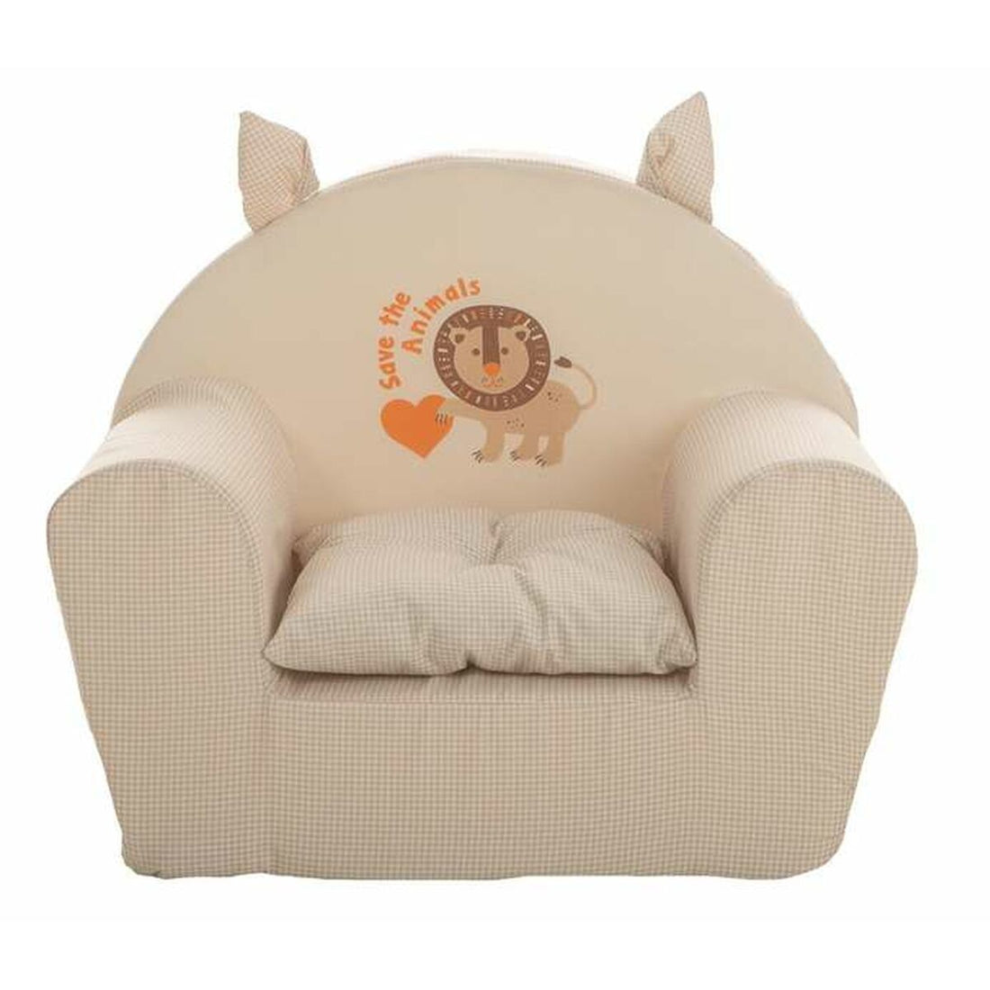 Bigbuy Kids Barnfåtölj Jungle 44 X 34 X 53 Cm Beige
