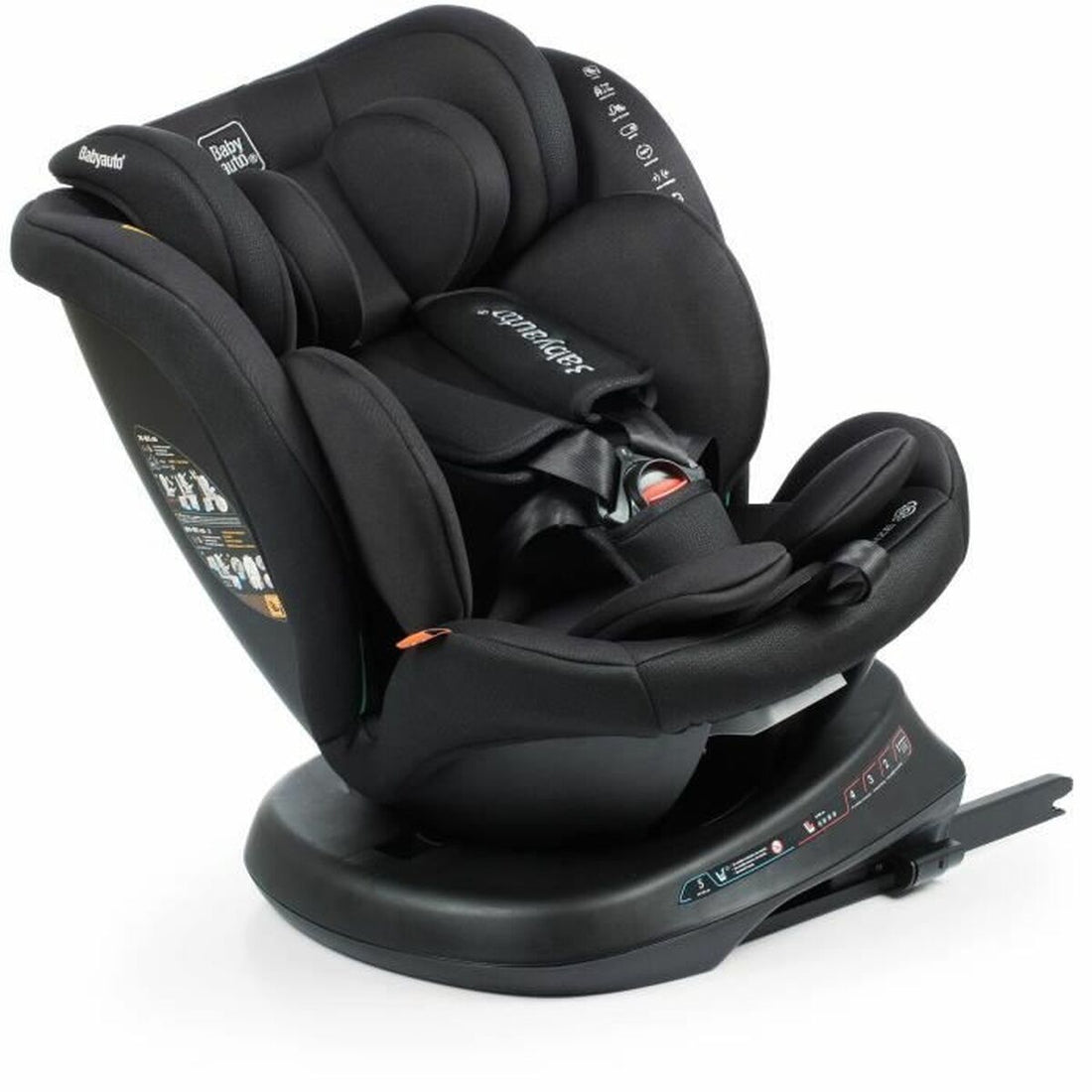 Babyauto Bilstol Babyauto Rodia Svart 0 (De 0 A 10 Kilos) I (9 - 18 Kg) Ii (15-25 Kg) Iii (22 - 36 Kg) Barn Ece R129/04