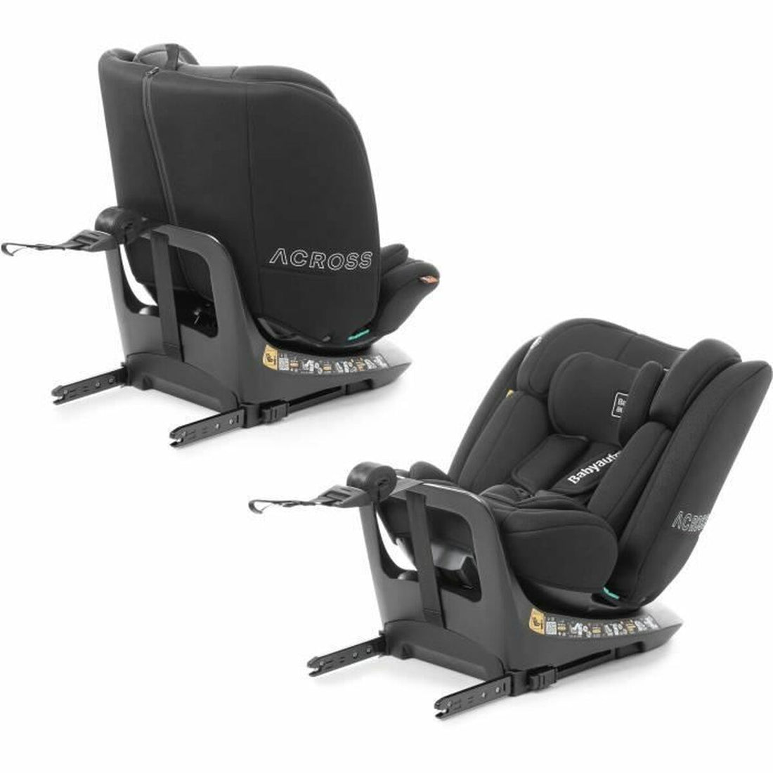 Babyauto Bilstol Babyauto Across Svart 0 (De 0 A 10 Kilos) I (9 - 18 Kg) Ii (15-25 Kg) Iii (22 - 36 Kg) Barn Ece R129/04