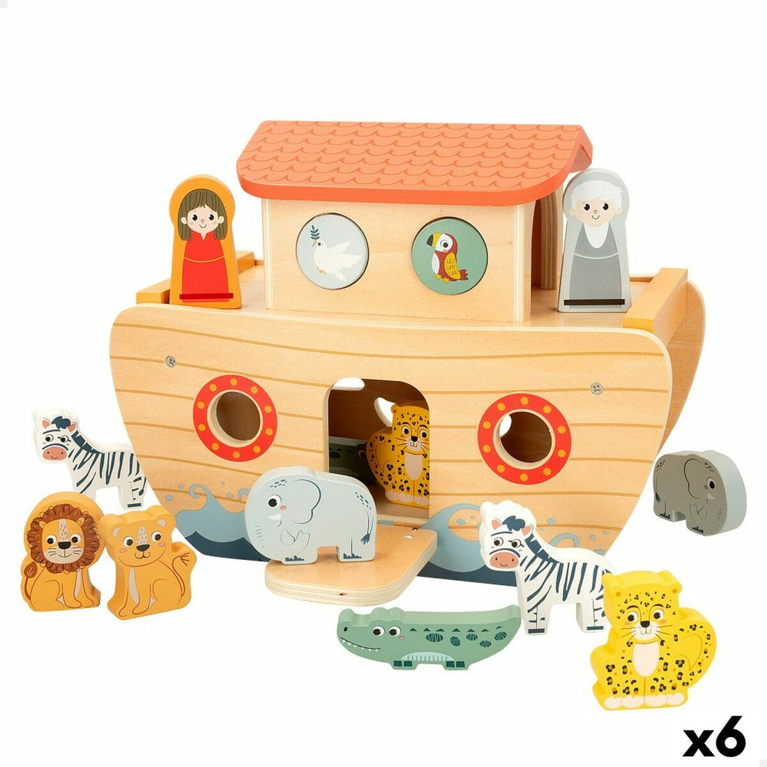 Woomax Bebisleksak Woomax Djur (6 Antal)